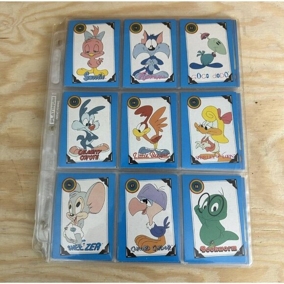 1991 Topps Tiny Toon Adventures 88 Card Set 77 Base cards & 11 stickers - Picture 2 of 9